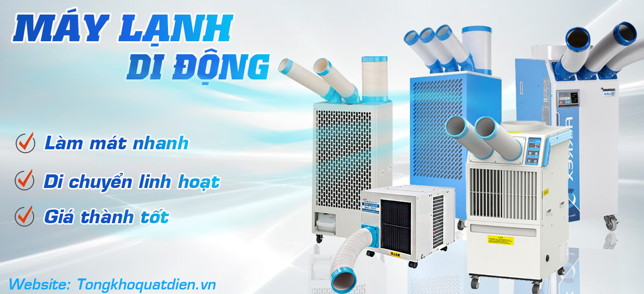 Banner máy lạnh di động công nghiệp