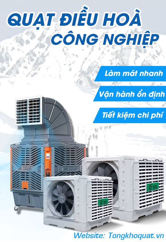 Banner dung may lam mat