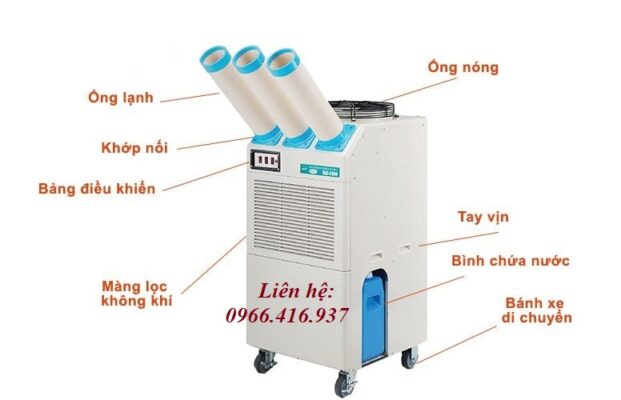 Máy lạnh di động SAC-6500 2 Máy lạnh di động SAC-6500