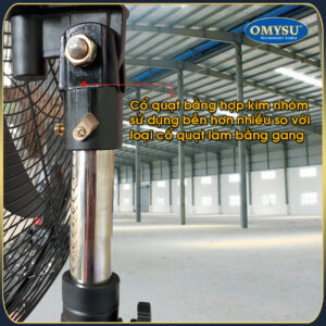 Quạt đứng công nghiệp OMS-650 6 co quat hop kim nhom