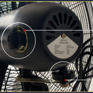 Quạt đứng công nghiệp OMS-650 8 quat cong nghiep dung 3 toc do