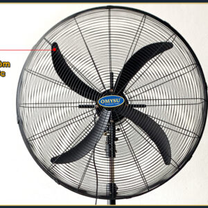 Quạt đứng công nghiệp OMS-650 9 quat cong nghiep hop kim nhom