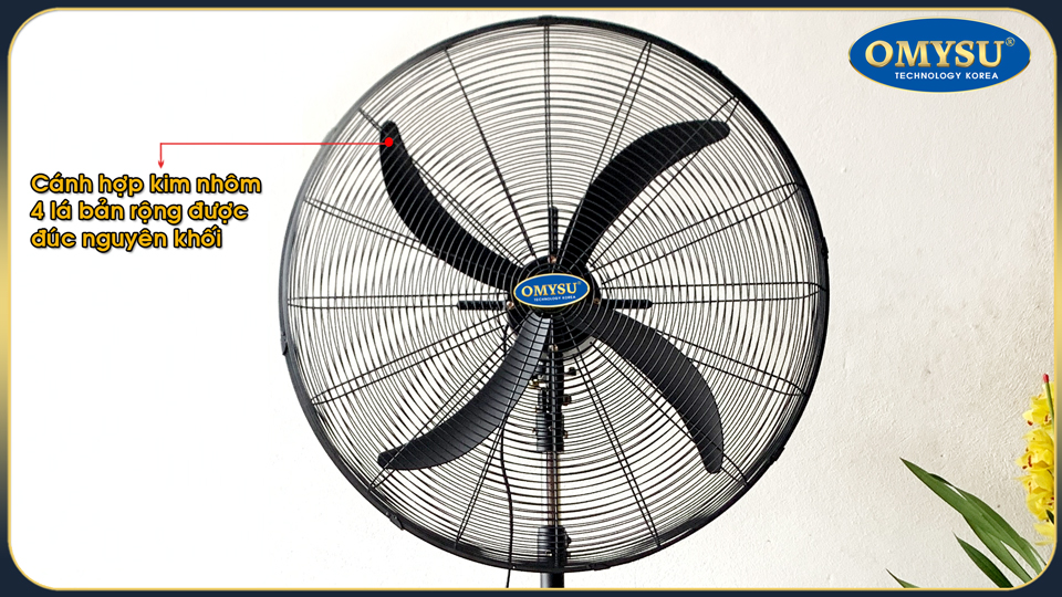 Quạt đứng công nghiệp OMS-650 5 Quạt đứng công nghiệp OMS-650 - Ảnh 5