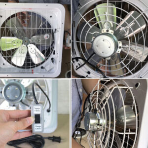 Quạt thông gió Dasin KVF 1230 5 quat thong gio 40x40 2 chieu