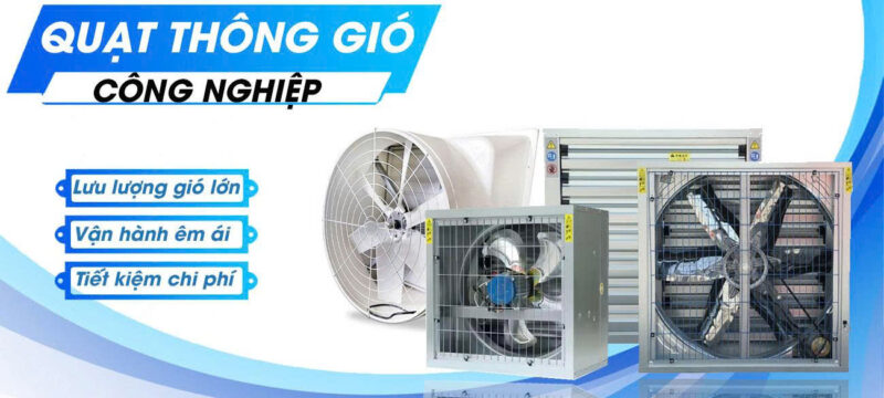 Cách chọn quạt thông gió: theo Lưu lượng (CFM), Áp suất (Pa) và Ứng dụng 1 quat thong gio