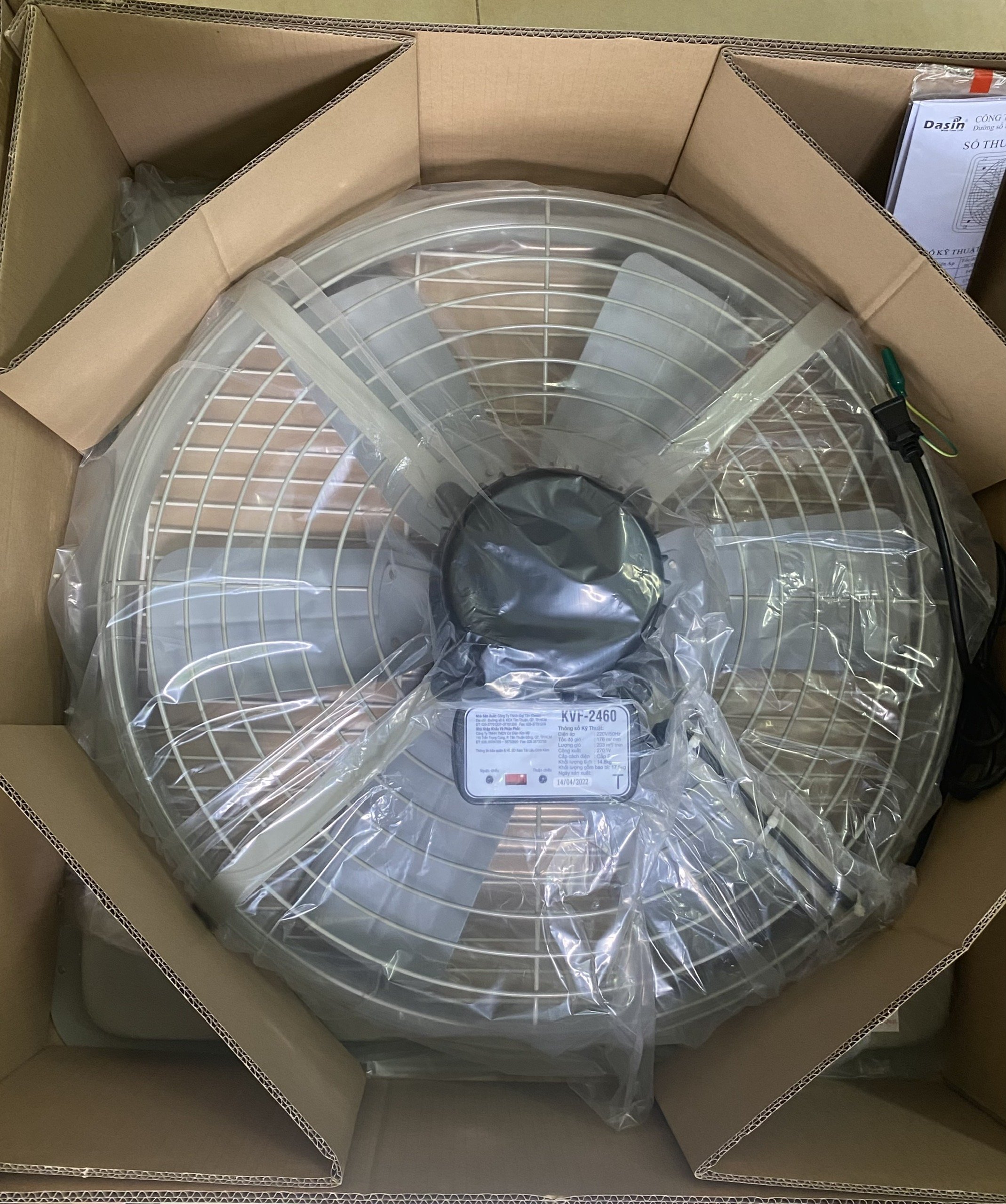 Quạt thông gió Dasin KVF-2460 2 Quạt thông gió Dasin KVF-2460 - Ảnh 2