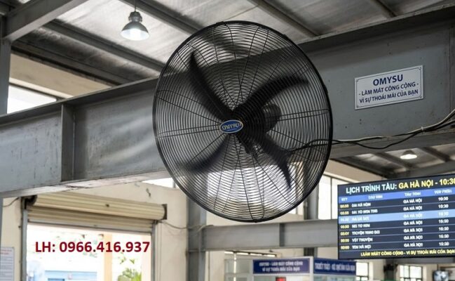 quat treo tuong cong cong