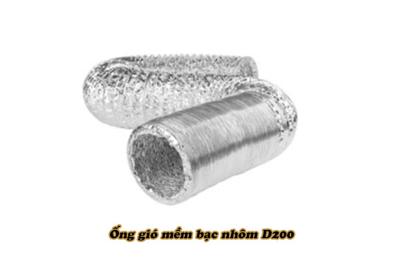 Ống gió mềm bạc nhôm D200