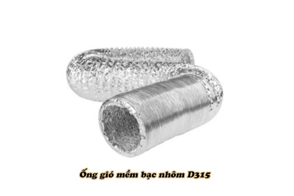 Ống gió mềm bạc nhôm D315
