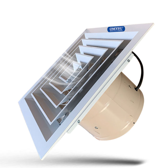 Quạt hút âm trần OMS AT-600T 1 Quạt hút âm trần ÓM-AT-T