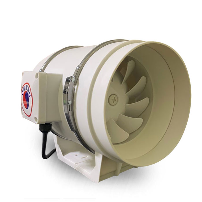 Quạt hút nối ống OMS HF-250 1 Quạt hút nối ống OMS HF