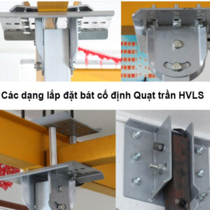 Cách lắp đặt quạt trần hvls