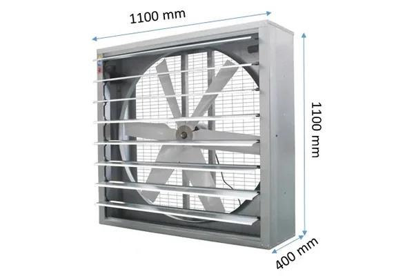 Kích thước quạt hút công nghiệp: Hướng dẫn lựa chọn tối ưu và tiêu chuẩn lắp đặt 1 kích thước quạt hút công nghiệp