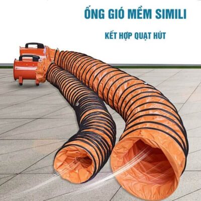 ống gió mềm cam 