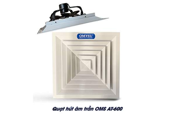 Quạt hút âm trần OMS AT-600 2 Quạt hút âm trần OMS AT-600