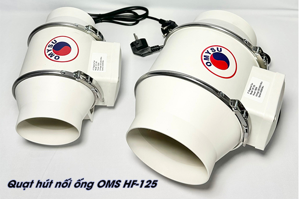Quạt hút nối ống OMS HF-125