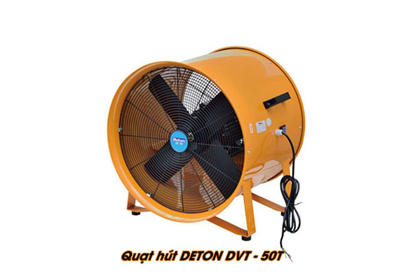 Quạt hút xách tay Deton DVT-50T 2 Quạt Hút Xách Tay Deton DVT-50