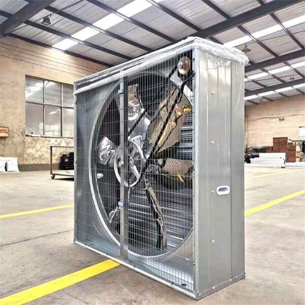 Quạt thông gió vuông cánh inox, chớp inox Omysu BMF-800