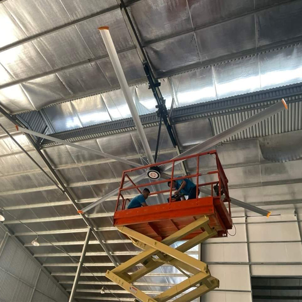 Quạt trần công nghiệp sải cánh 5m2 - Wing YSX308-40H 2 Quạt trần công nghiệp sải cánh 5m2 - Wing YSX308-40H - Ảnh 2