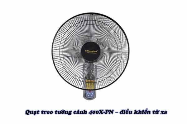 Quạt treo tường cánh 400X-PN – điều khiển từ xa