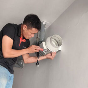 cách đấu dây quạt thông gió