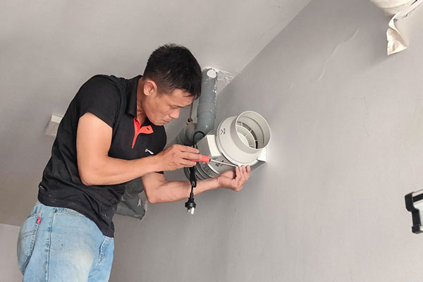 cách đấu dây quạt thông gió