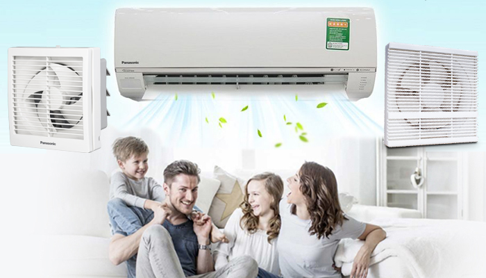 cách lắp quạt thông gió cho phòng điều hòa