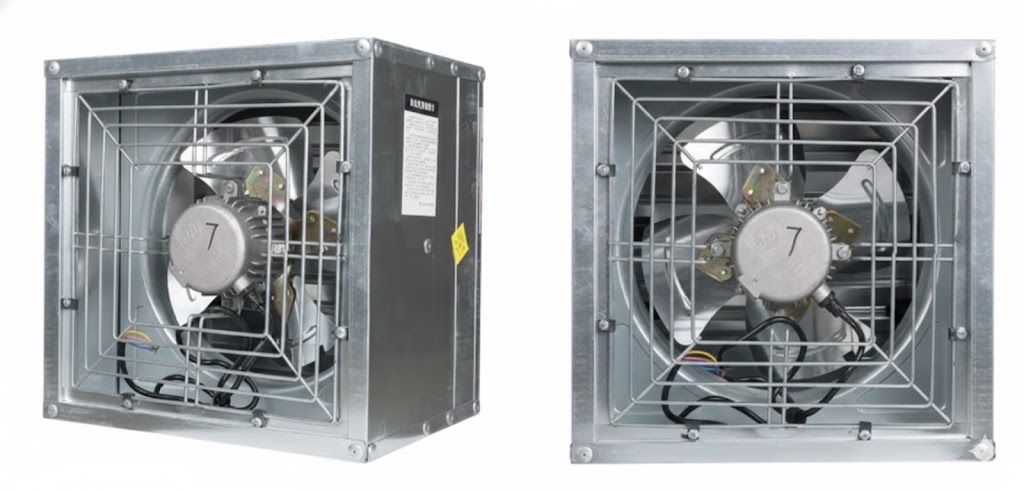 Giá quạt hút gió công nghiệp nhà xưởng mới nhất 2026 2 quạt hút gió công nghiệp