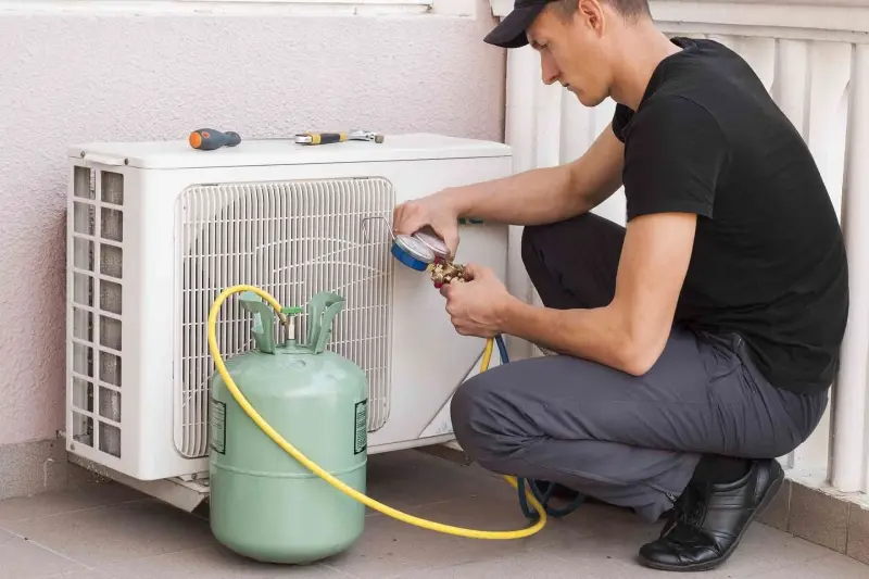 Cách nạp gas máy lạnh công nghiệp 1